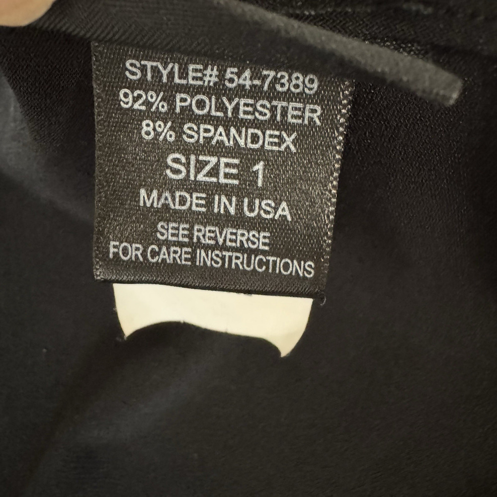 Torrid Faux Wrap Jersey Dress Women's Size 1X Black 3/4 Cutout Sleeves Stretch - Picture 5 of 9
